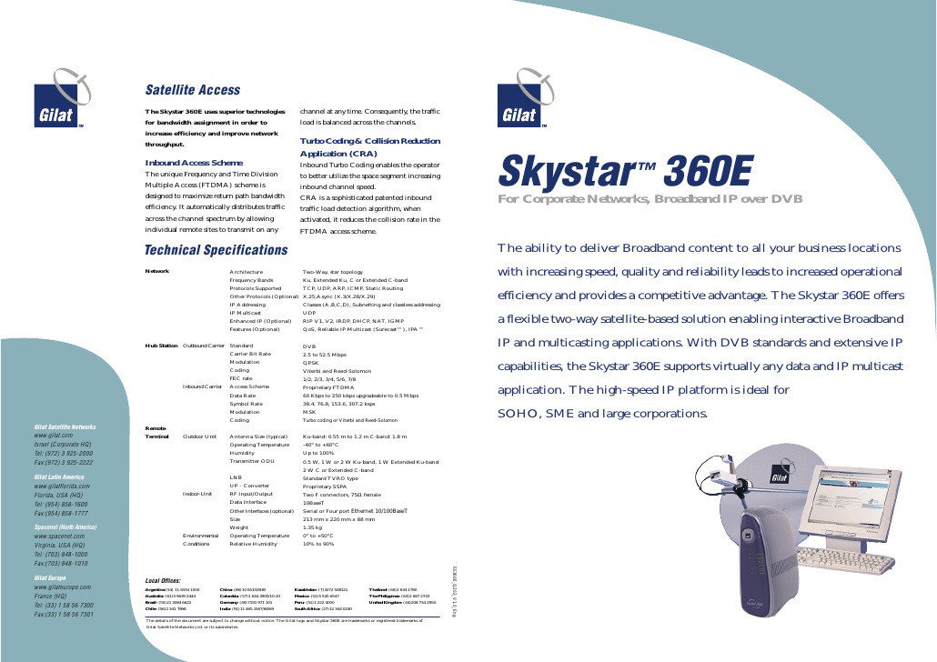 Gilat Skyedge 11 Ip Satellite Modem Manual